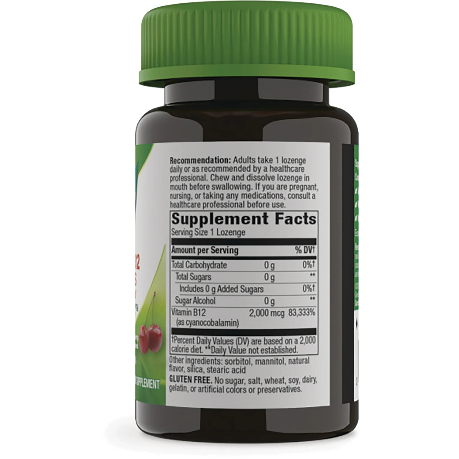 Vitamin B-12 Lozenges High Potency - Cherry - Image 2
