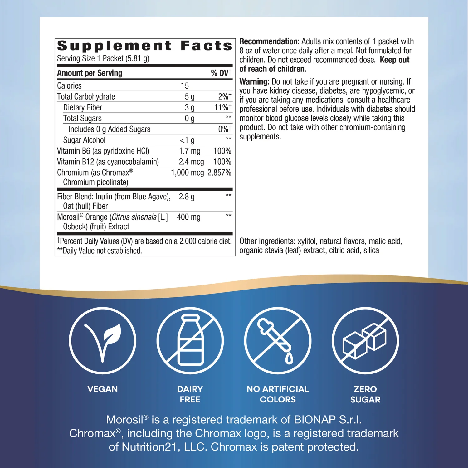 Weight Manager Drink Mix - Zesty Citrus - Image 2