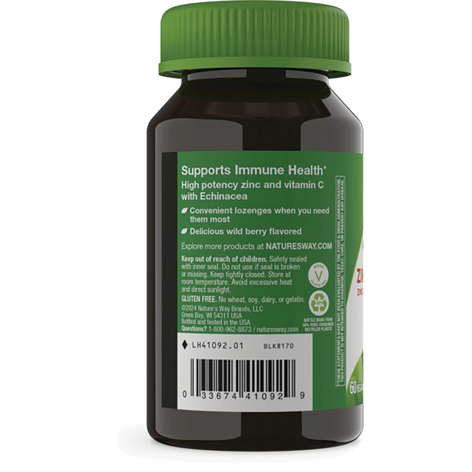 Zinc with Vitamin C & Echinacea - Wild Berry - Image 3