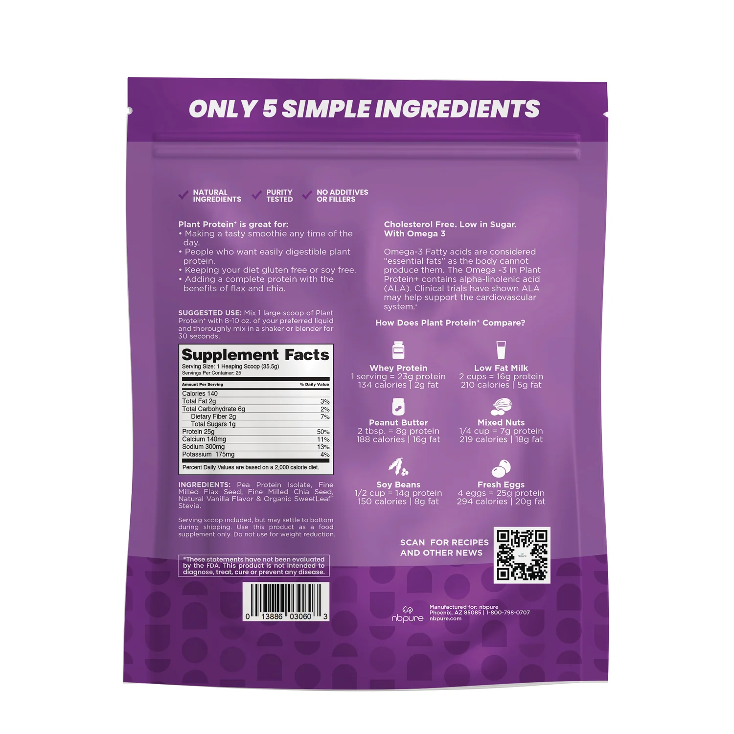 Plant Protein+ - Creamy Vanilla - Image 2