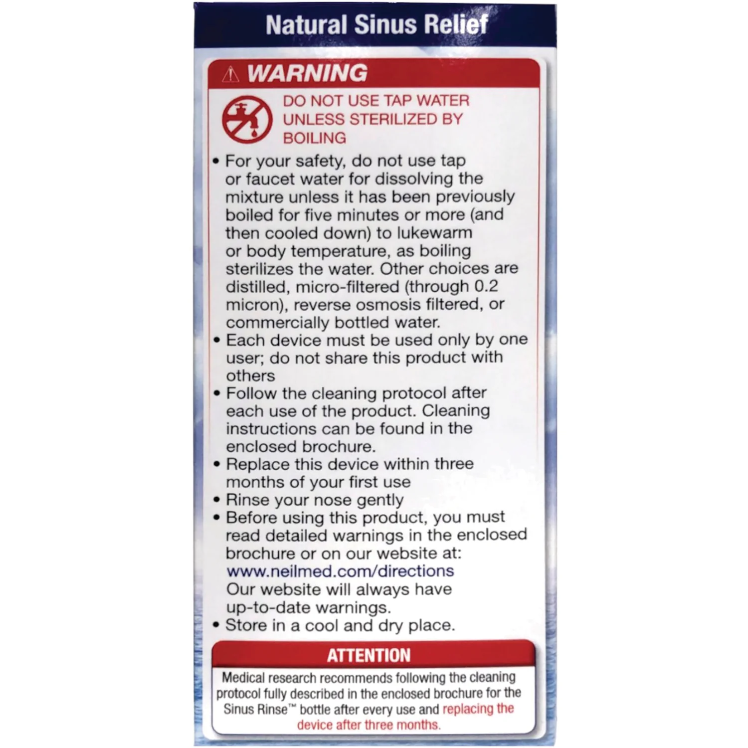 Sinus Rinse Bottle Starter Kit - Image 2