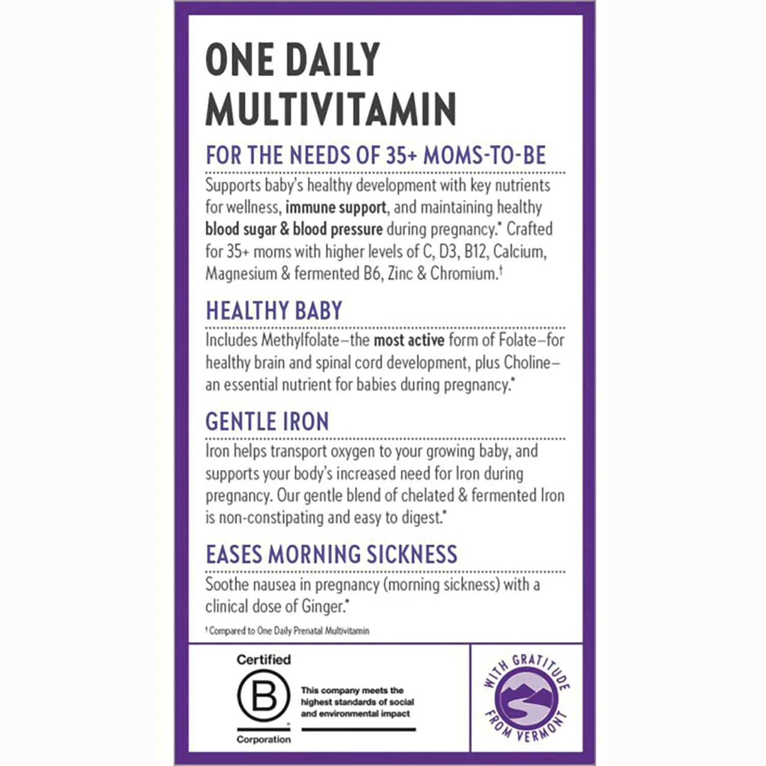 One Daily Prenatal Multivitamin 35+ - Image 4