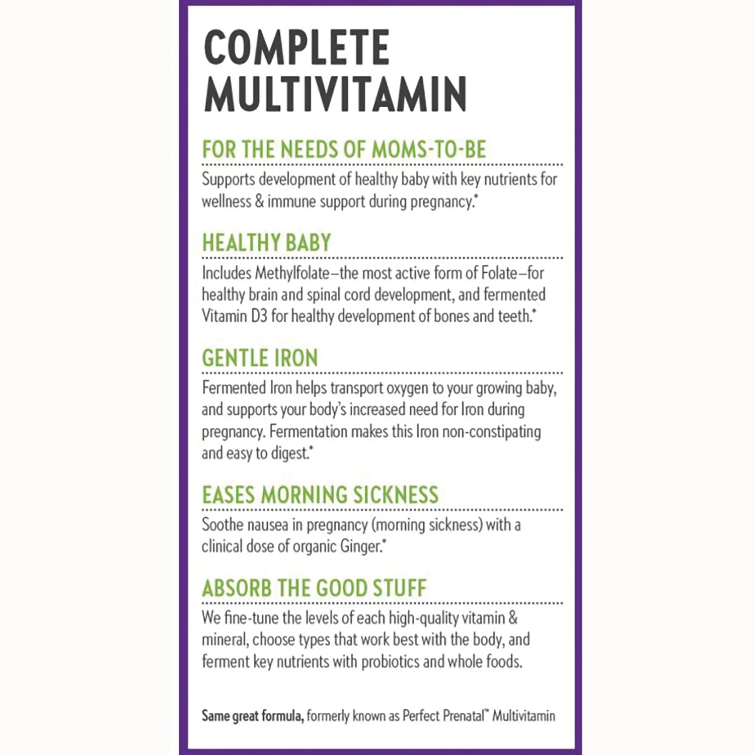 Advanced Perfect Prenatal Multivitamin - Image 4