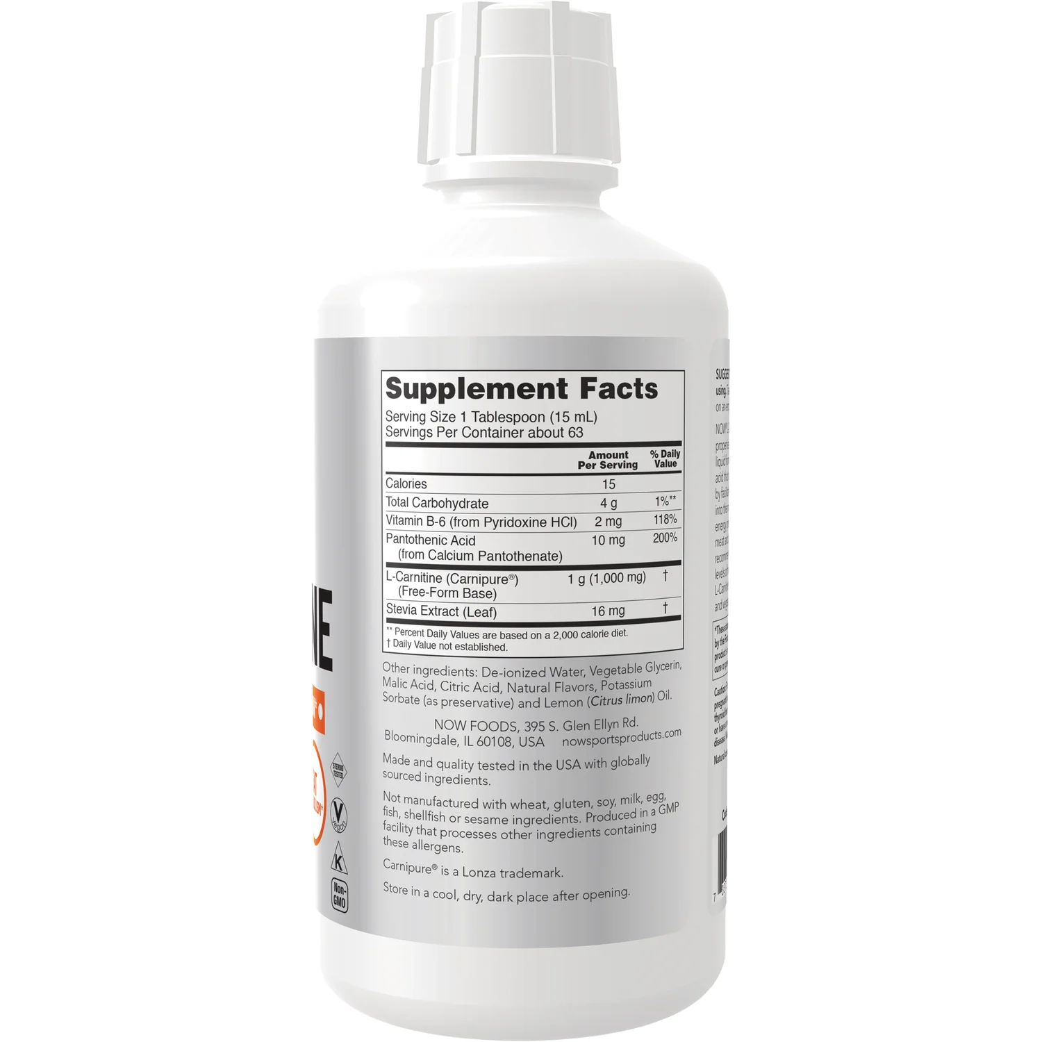 Liquid L-Carnitine - Citrus - Image 2