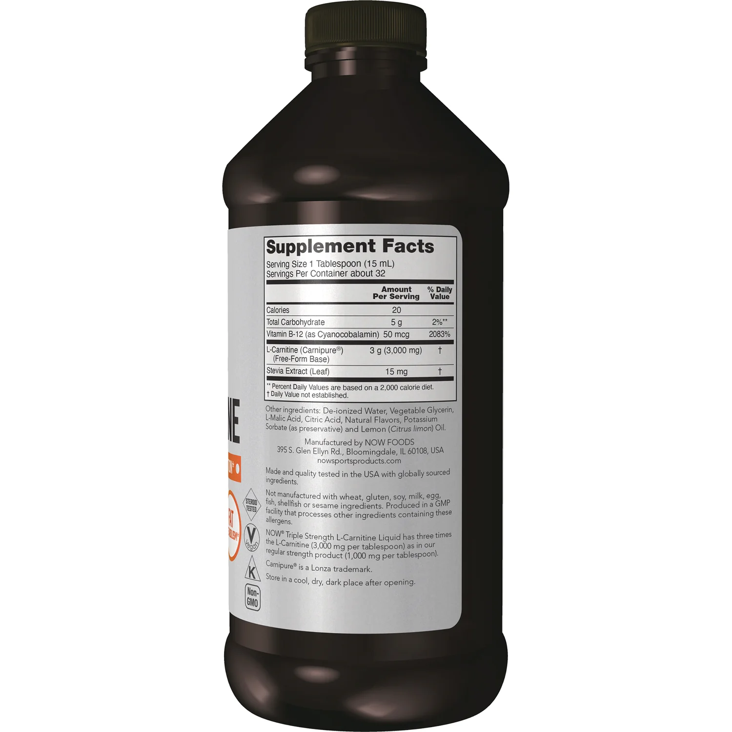 Triple Strength L-Carnitine - Citrus - Image 2