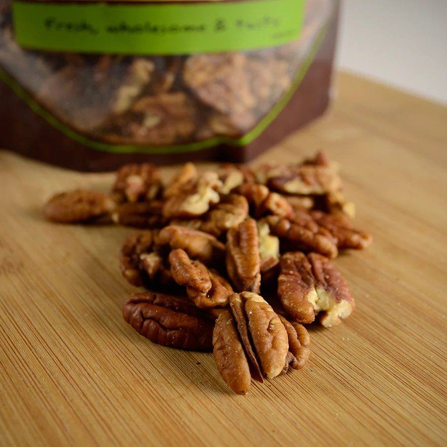 Raw Pecans Halves & Pieces - Unsalted - Image 2