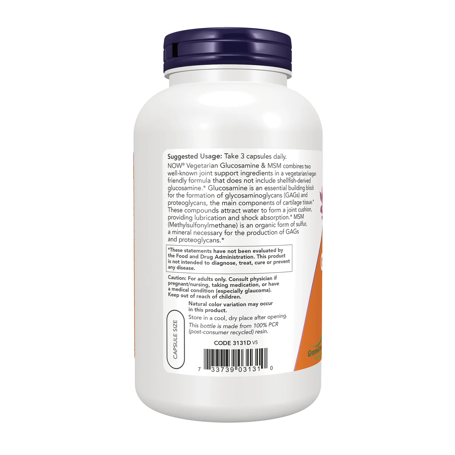 Vegetarian Glucosamine & MSM - Image 3
