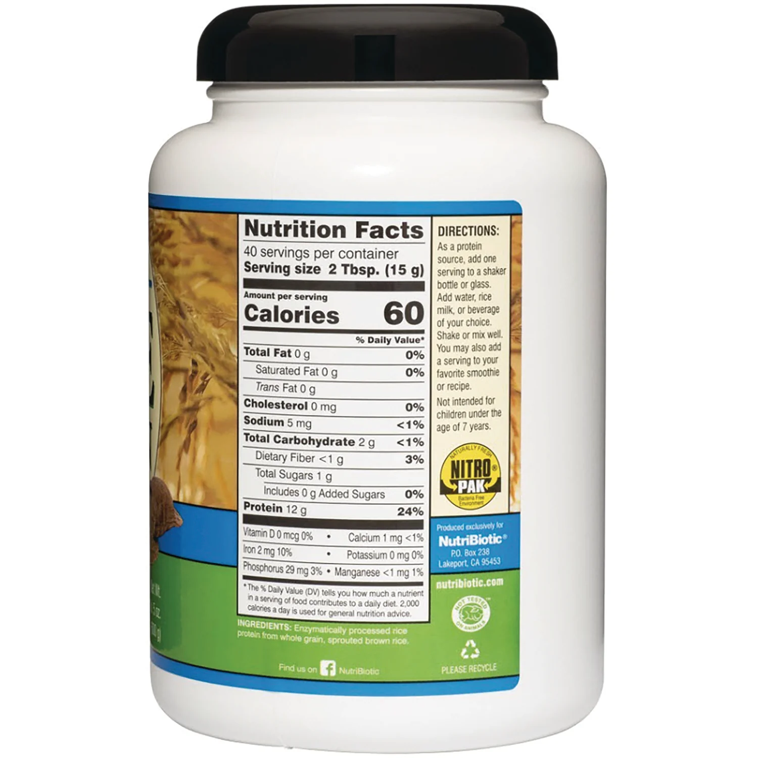 Raw Rice Protein - Plain - Image 2