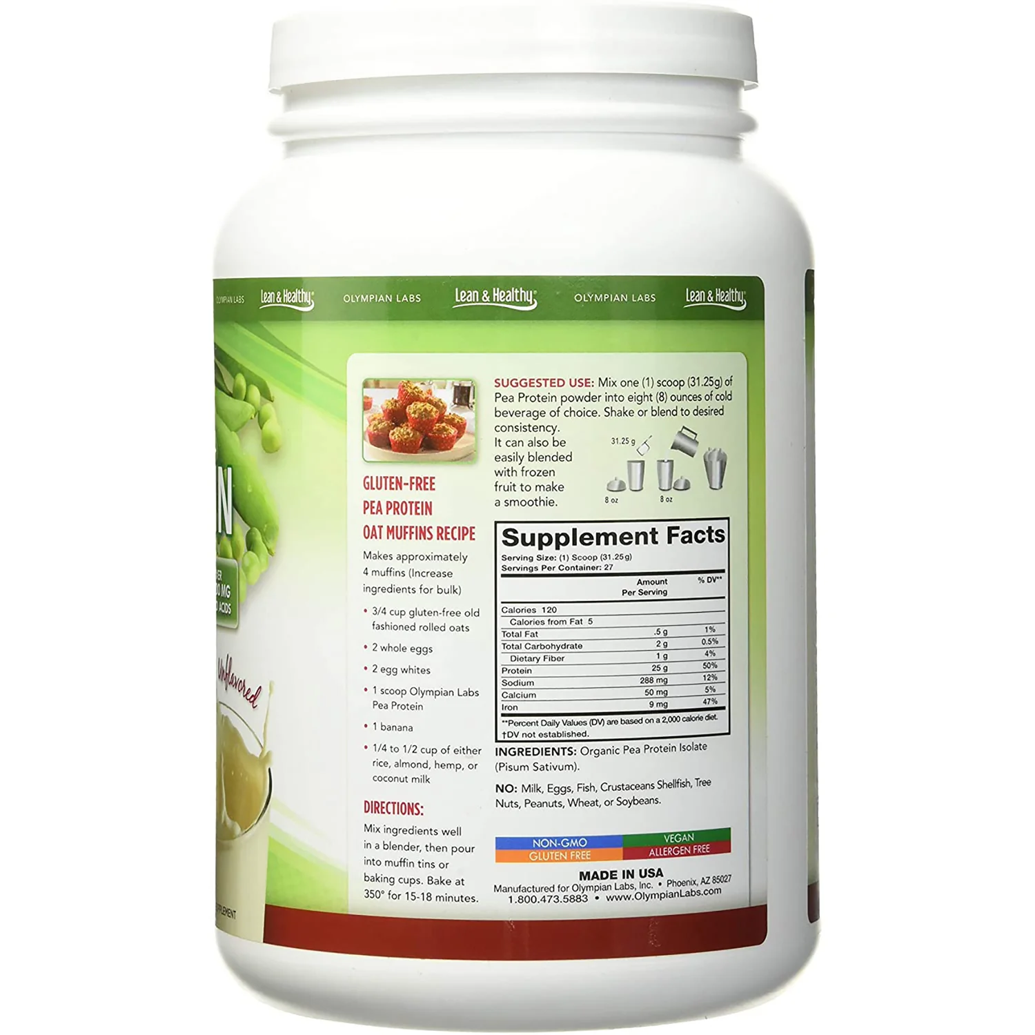 Pea Protein - Vanilla - Image 2
