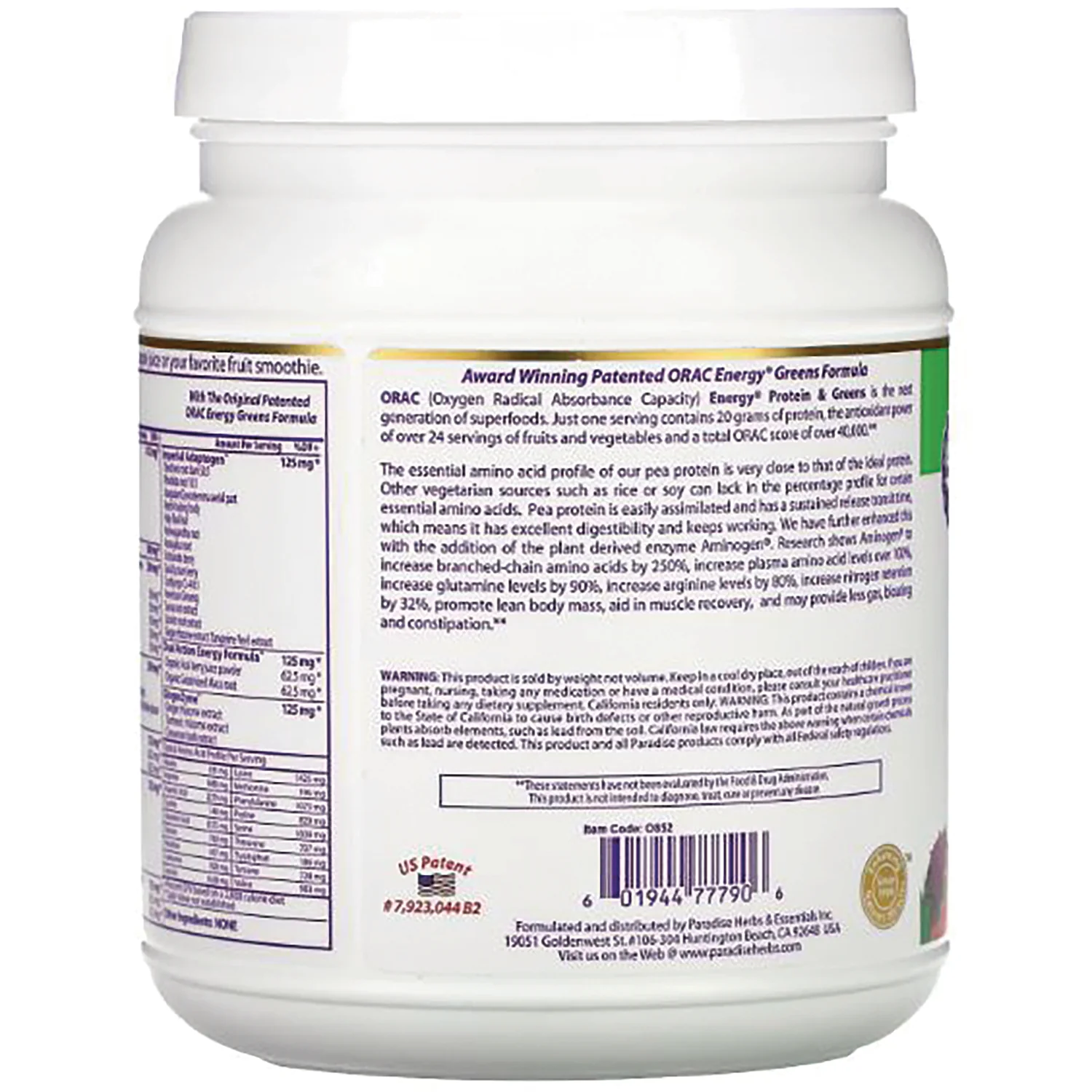 Protein & Greens - Original Unflavored - Image 3