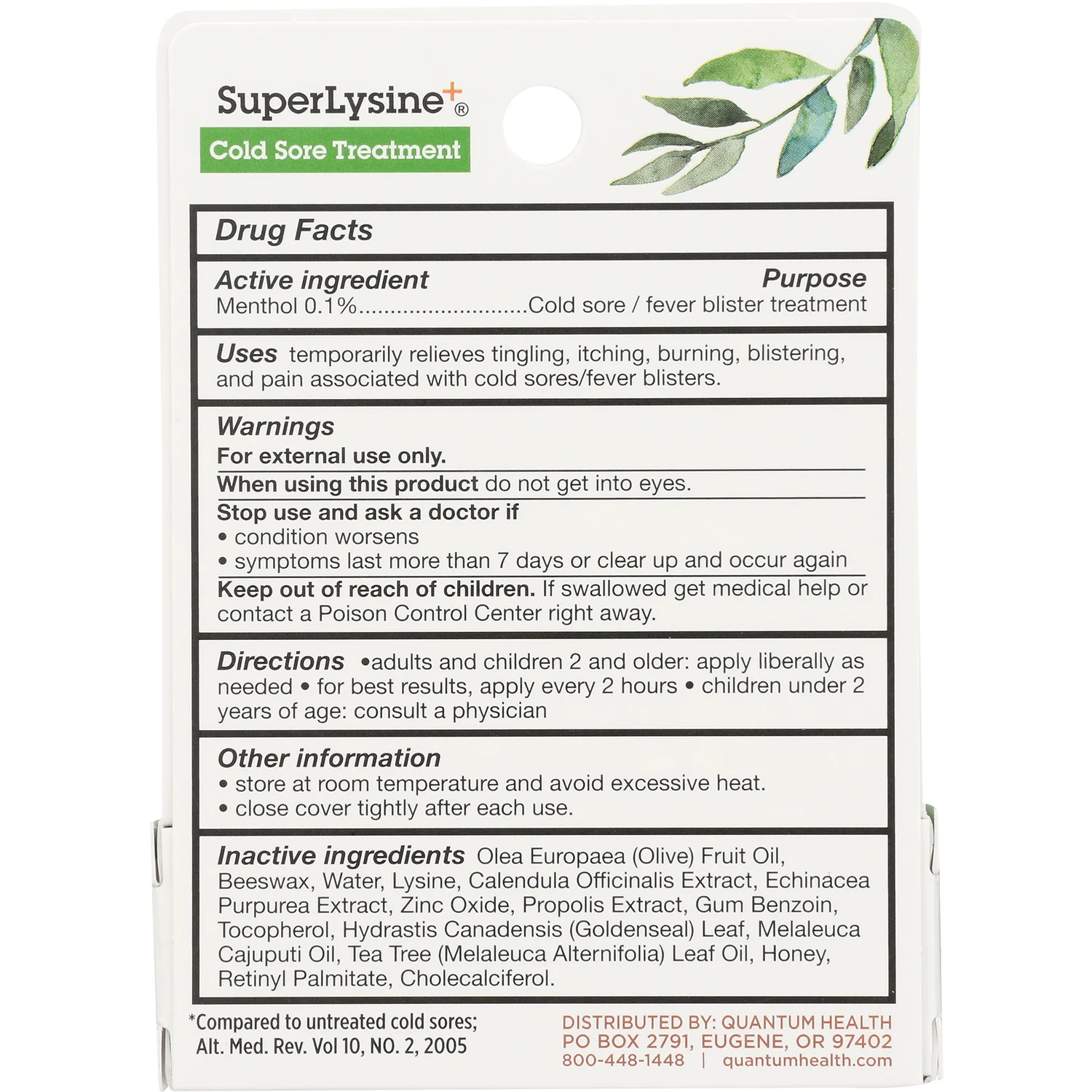 Super Lysine+ Cold Sore Treatment - Image 2