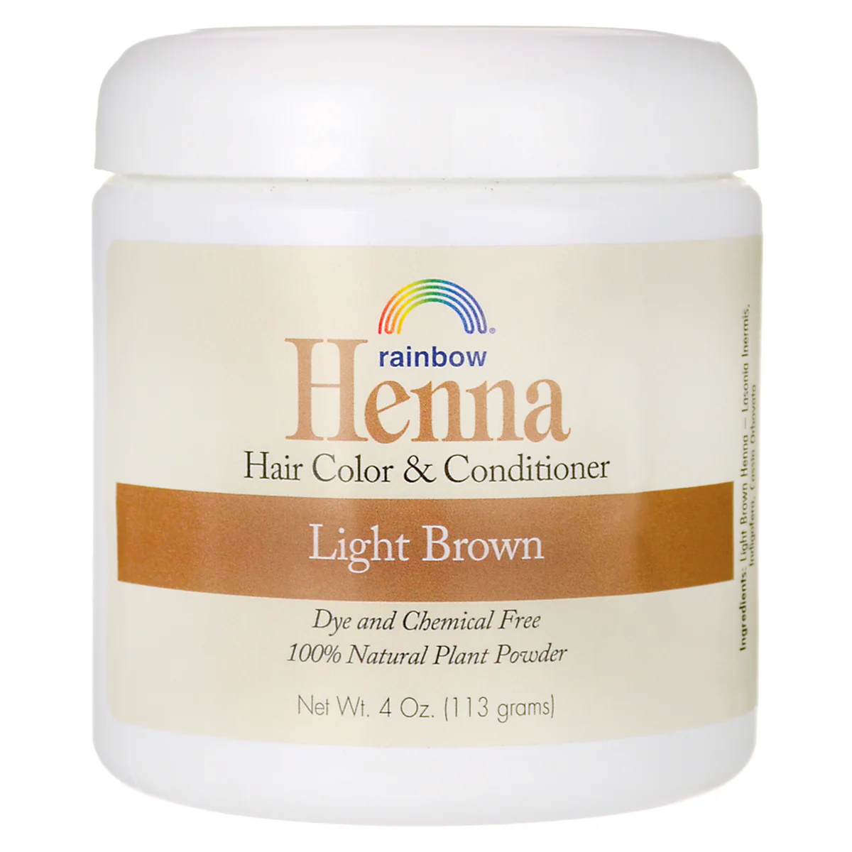 Henna Hair Color & Conditioner - Light Brown