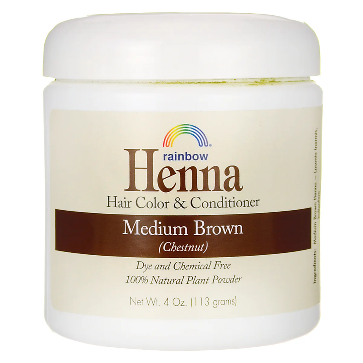 Henna Hair Color and Conditioner - Medium Brown (Chestnut)