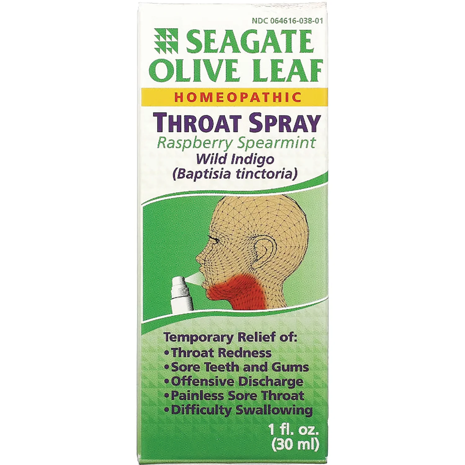 Olive Leaf Homeopathic Throat Spray