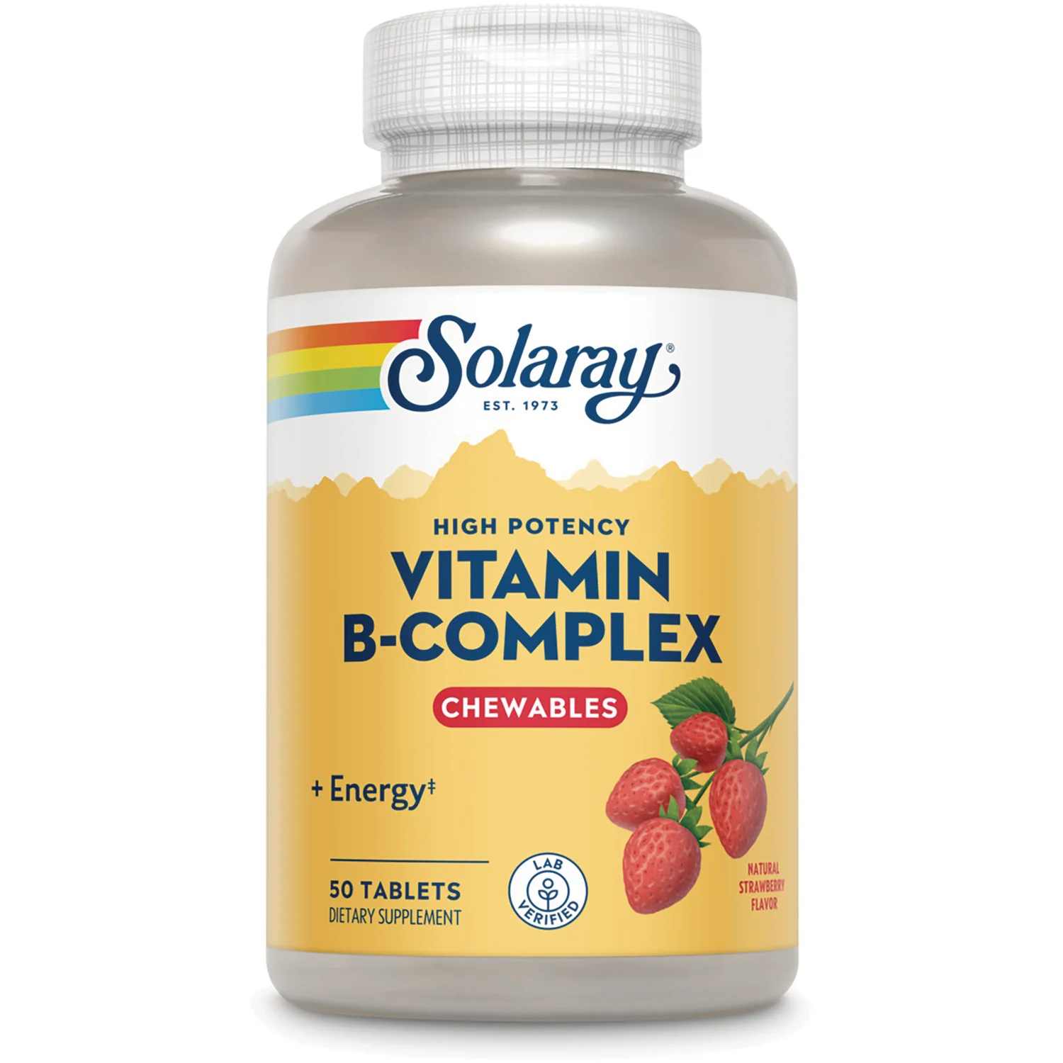 High Potency Vitamin  B-Complex Chewables - Strawberry
