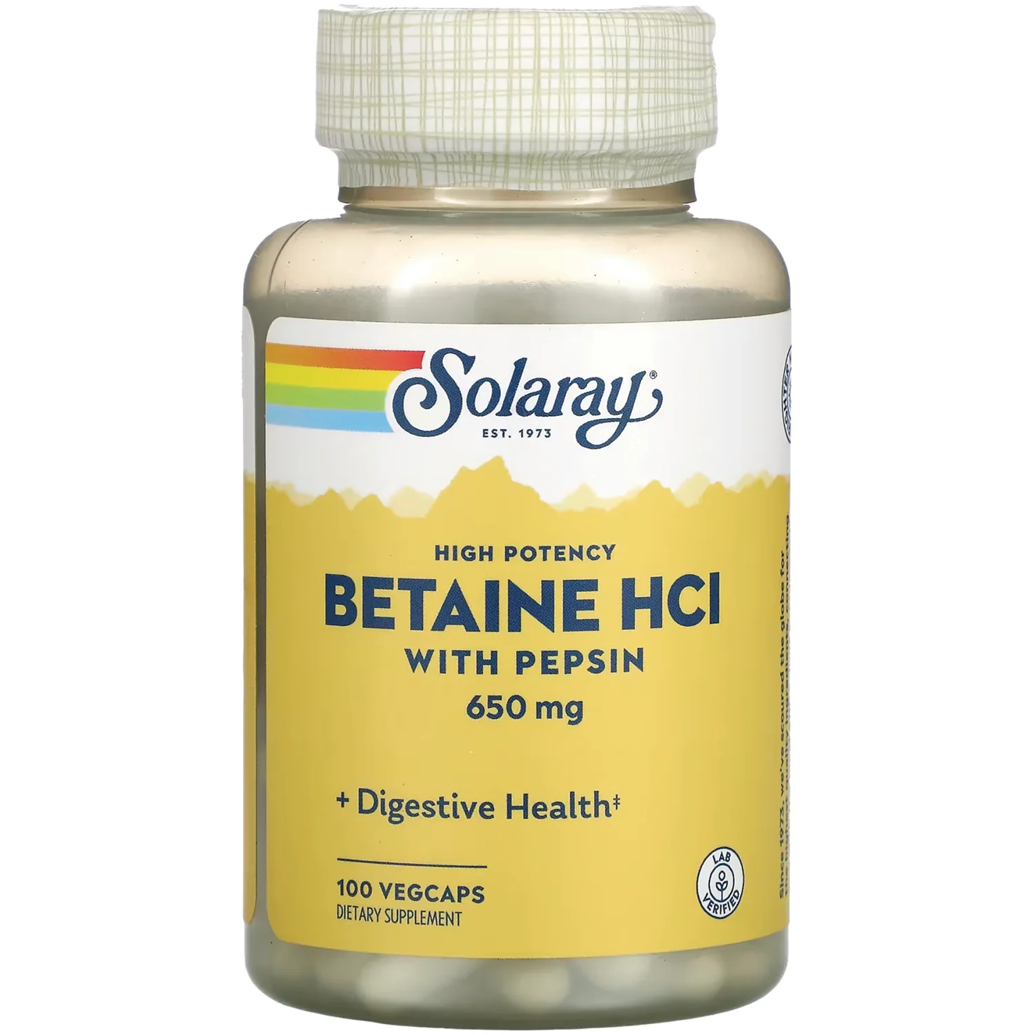 High Potency Betaine HCl with Pepsin - Image 2