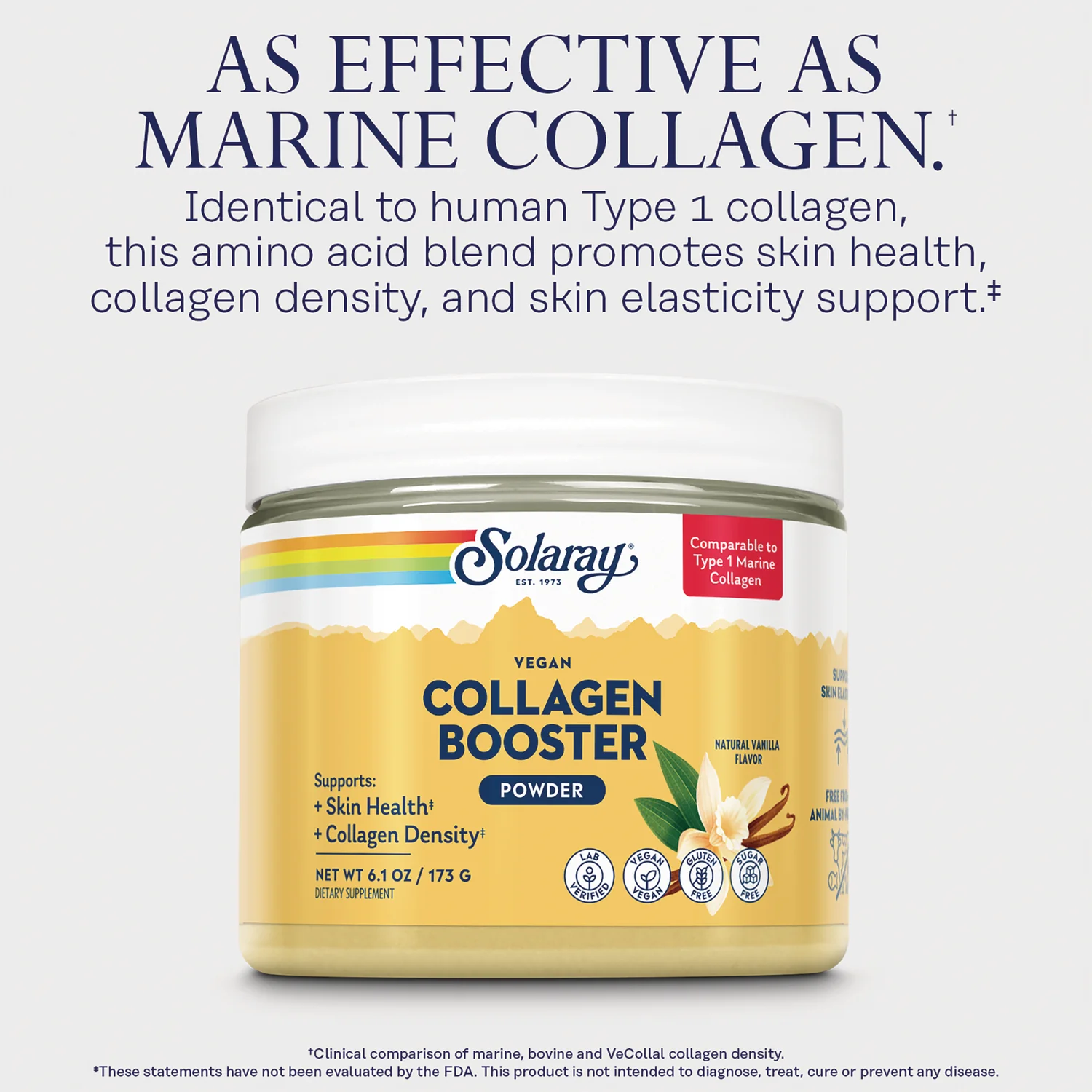 Vegan Collagen Booster Powder 6.1 - Vanilla - Image 3