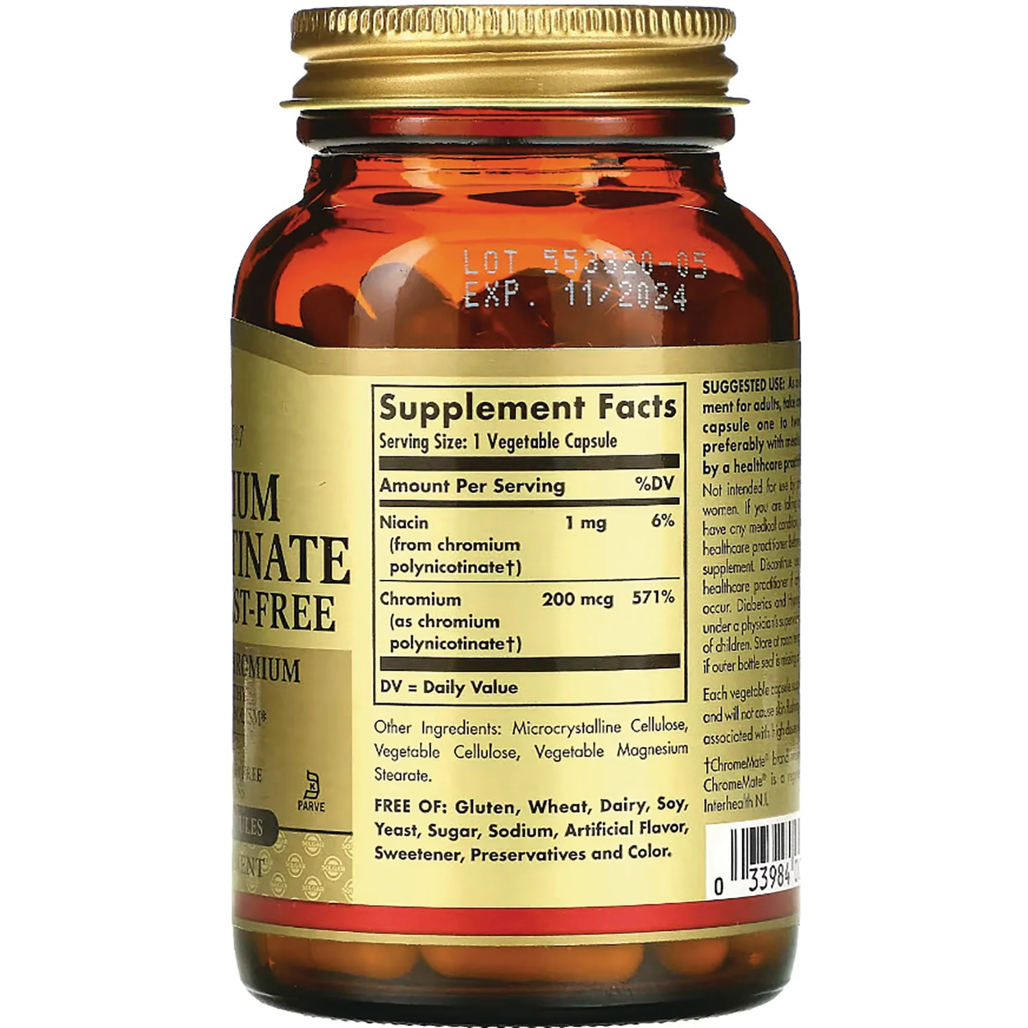 Chromium Polynicotinate Yeast Free - Image 2