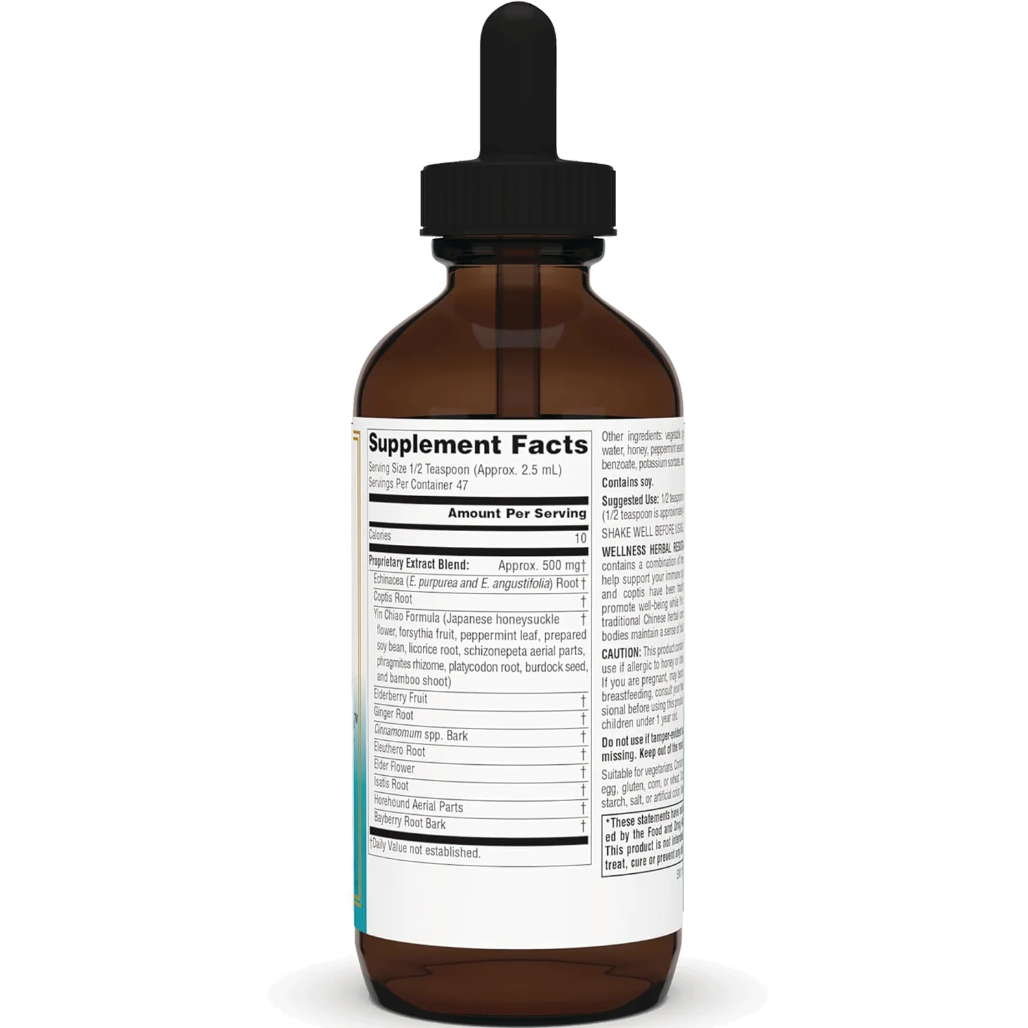 Wellness Herbal Resistance Liquid - Alcohol Free Formula - Image 2