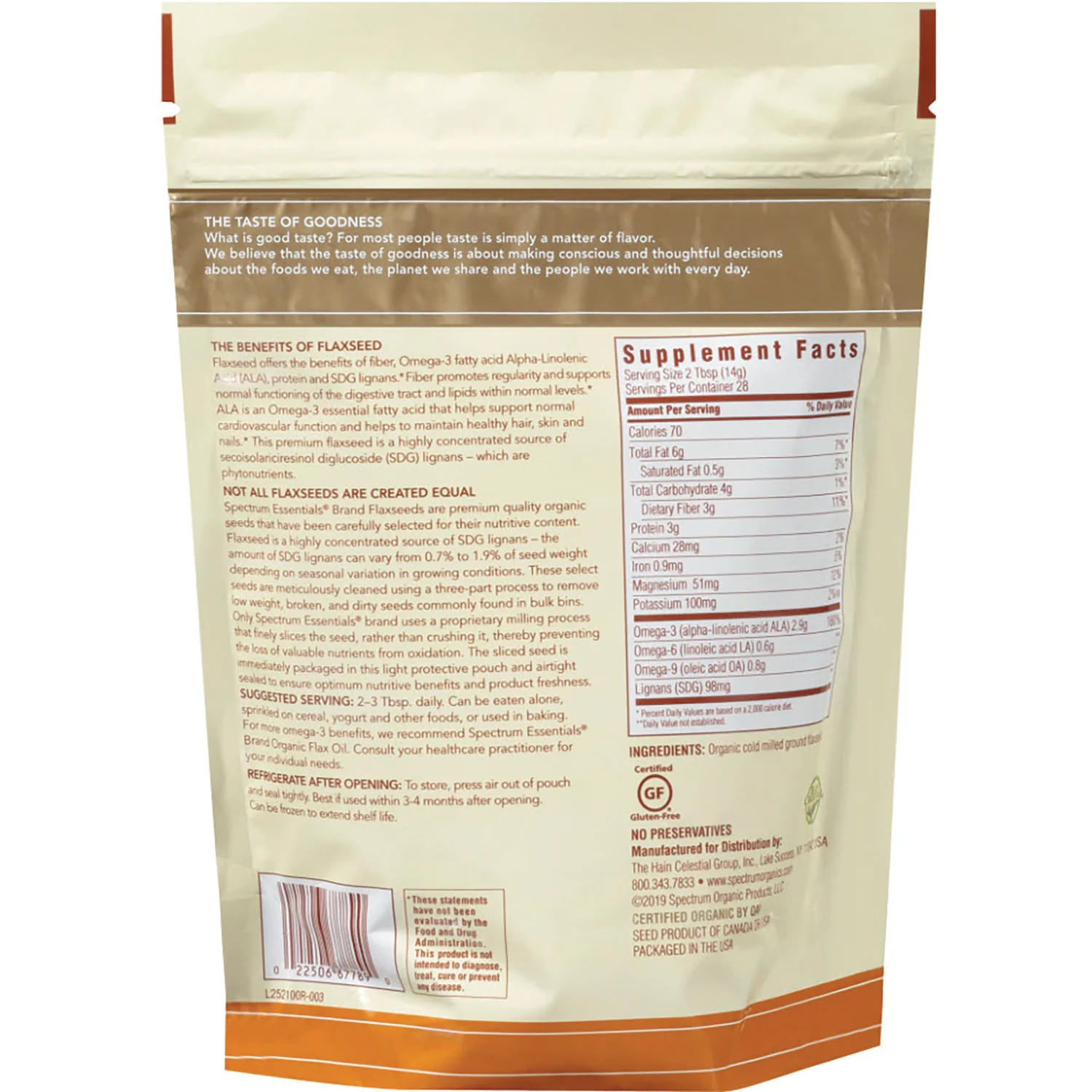 Organic Ground Premium Flaxseed - Image 2