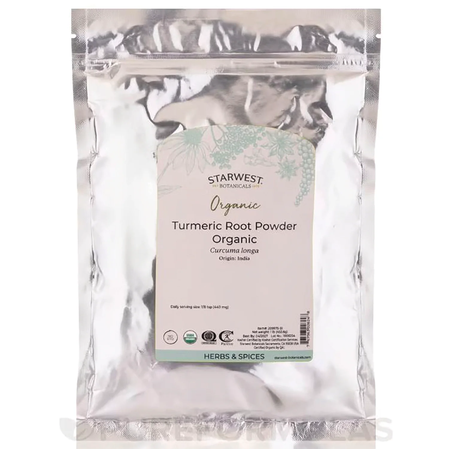 Turmeric Root Powder Organic