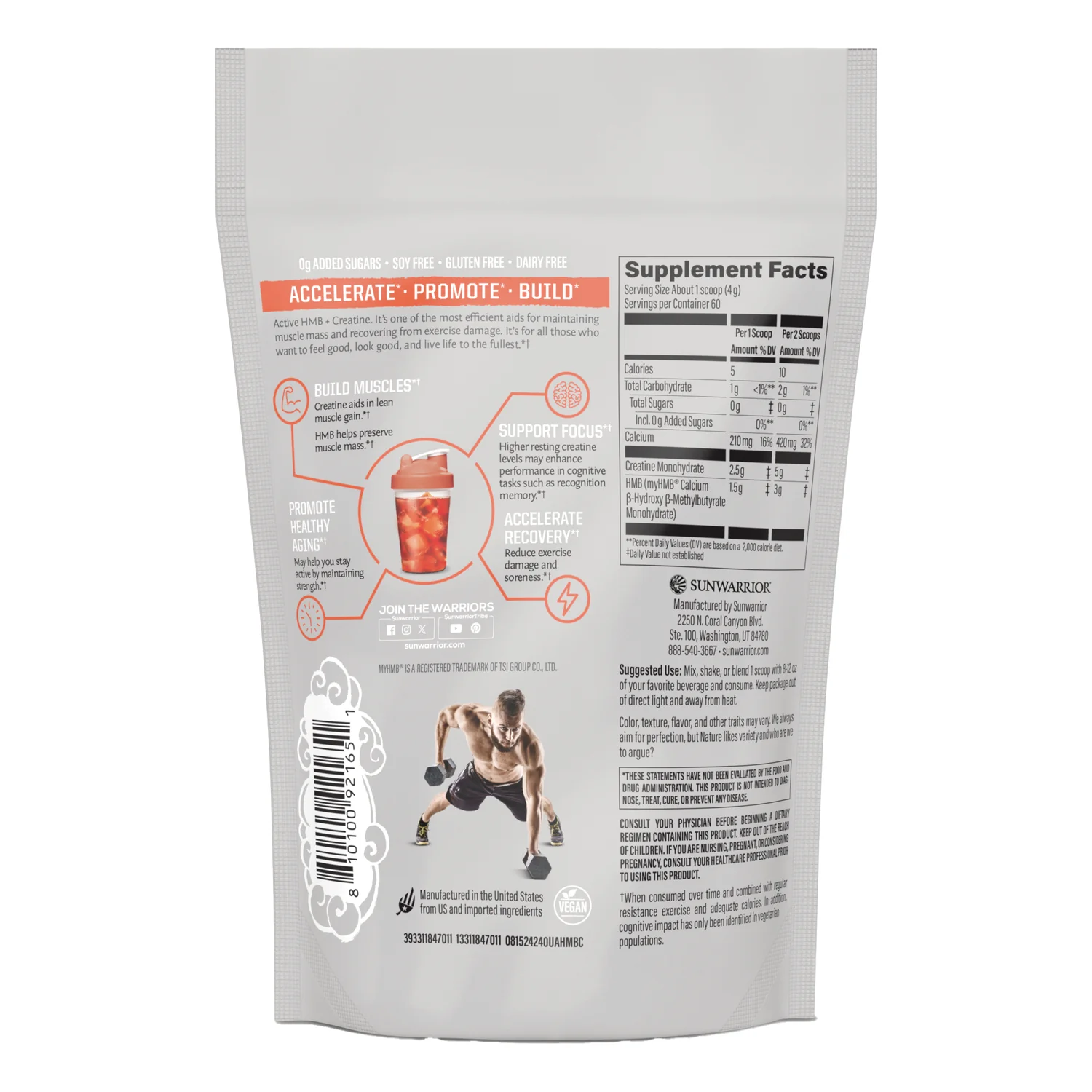 Active HMB + Creatine - Unflavored - Image 2