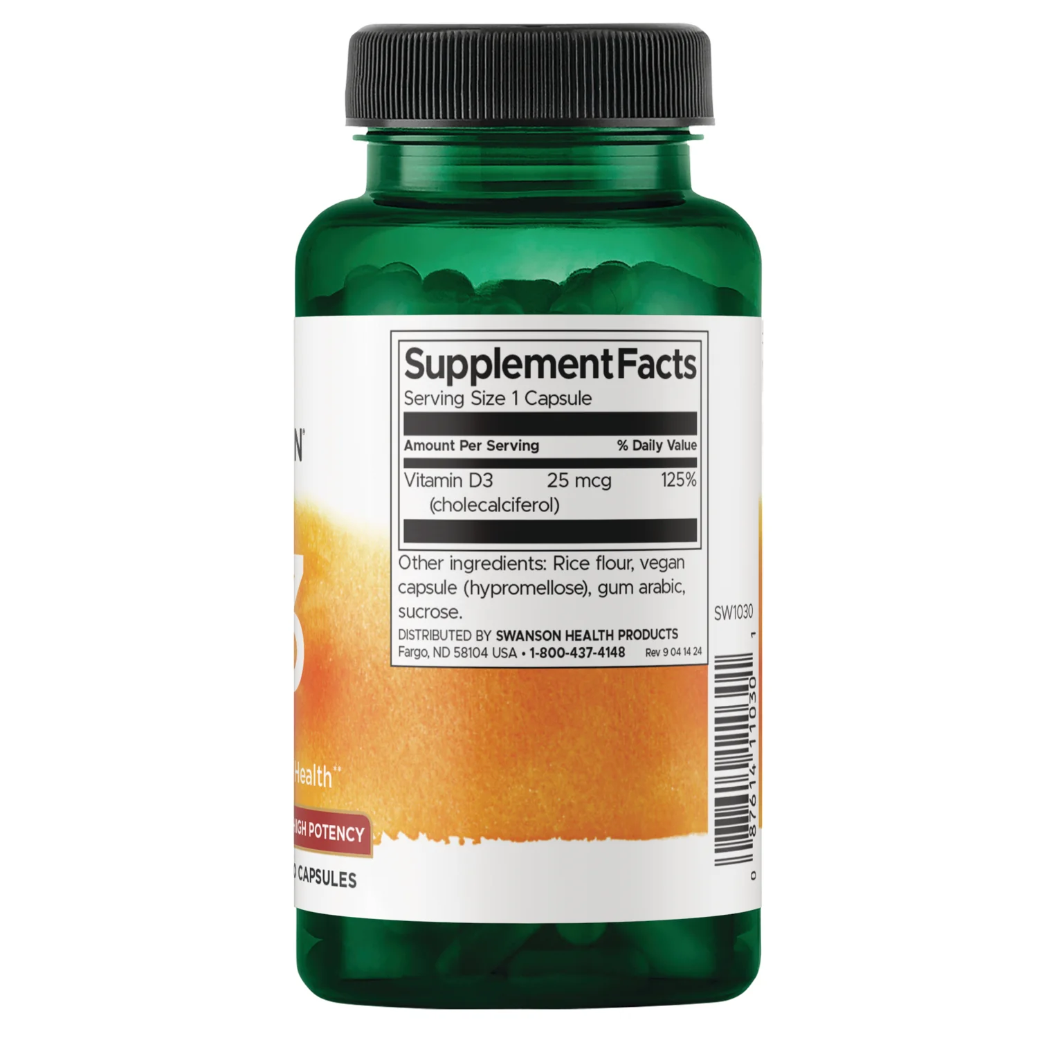 Vitamin D3 - High Potency - Image 2