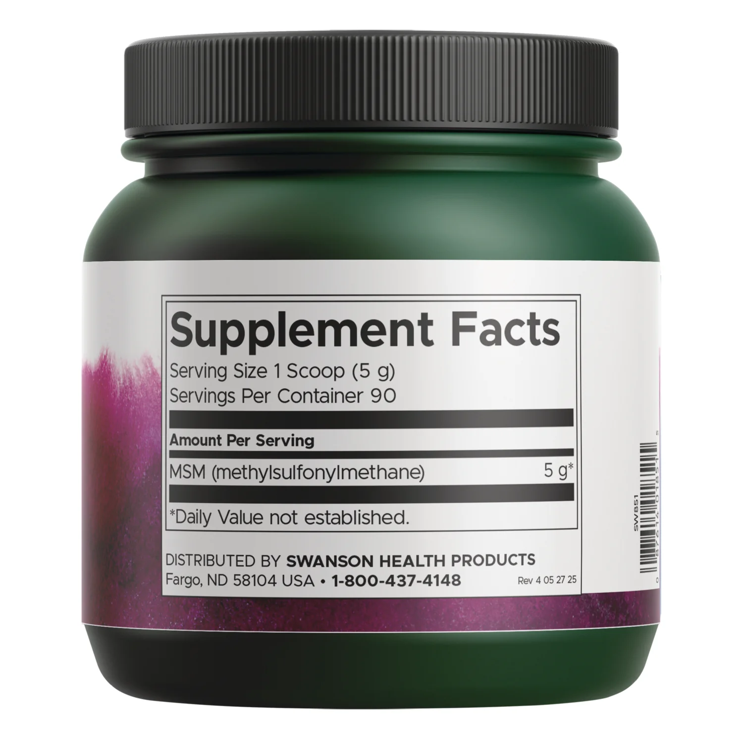 MSM Powder - Ready-Mix & Unflavored - Image 2