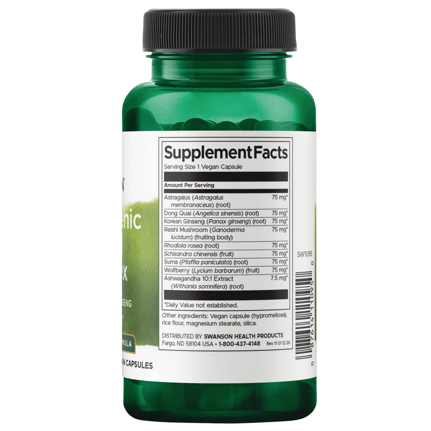 Adaptogenic Herbal Complex with Rhodiola, Ashwagandha & Ginseng - Image 2