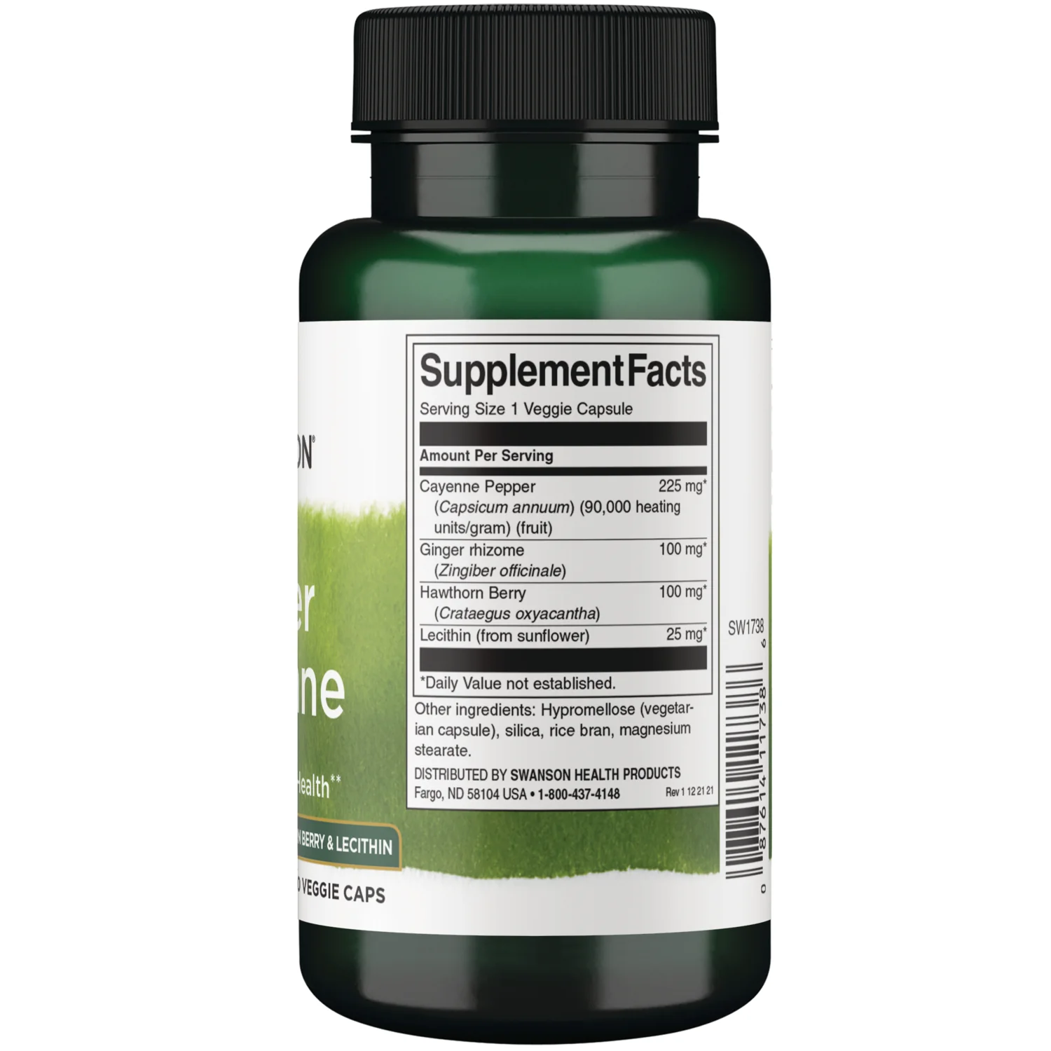 Super Cayenne - with Ginger Rhizome, Hawthorn Berry & Lecithin - Image 2
