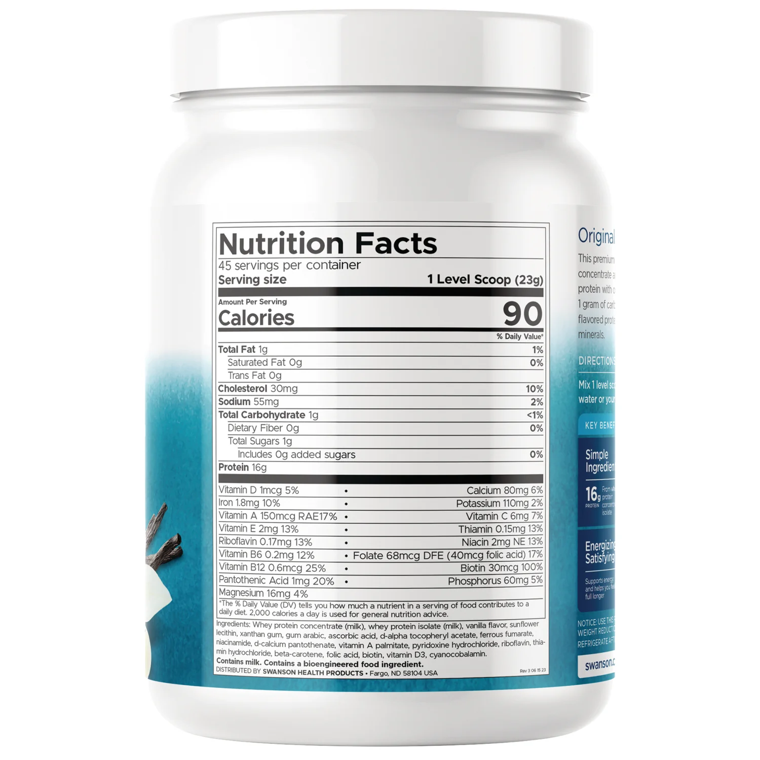 Original Whey Protein Powder - Vanilla - Image 2