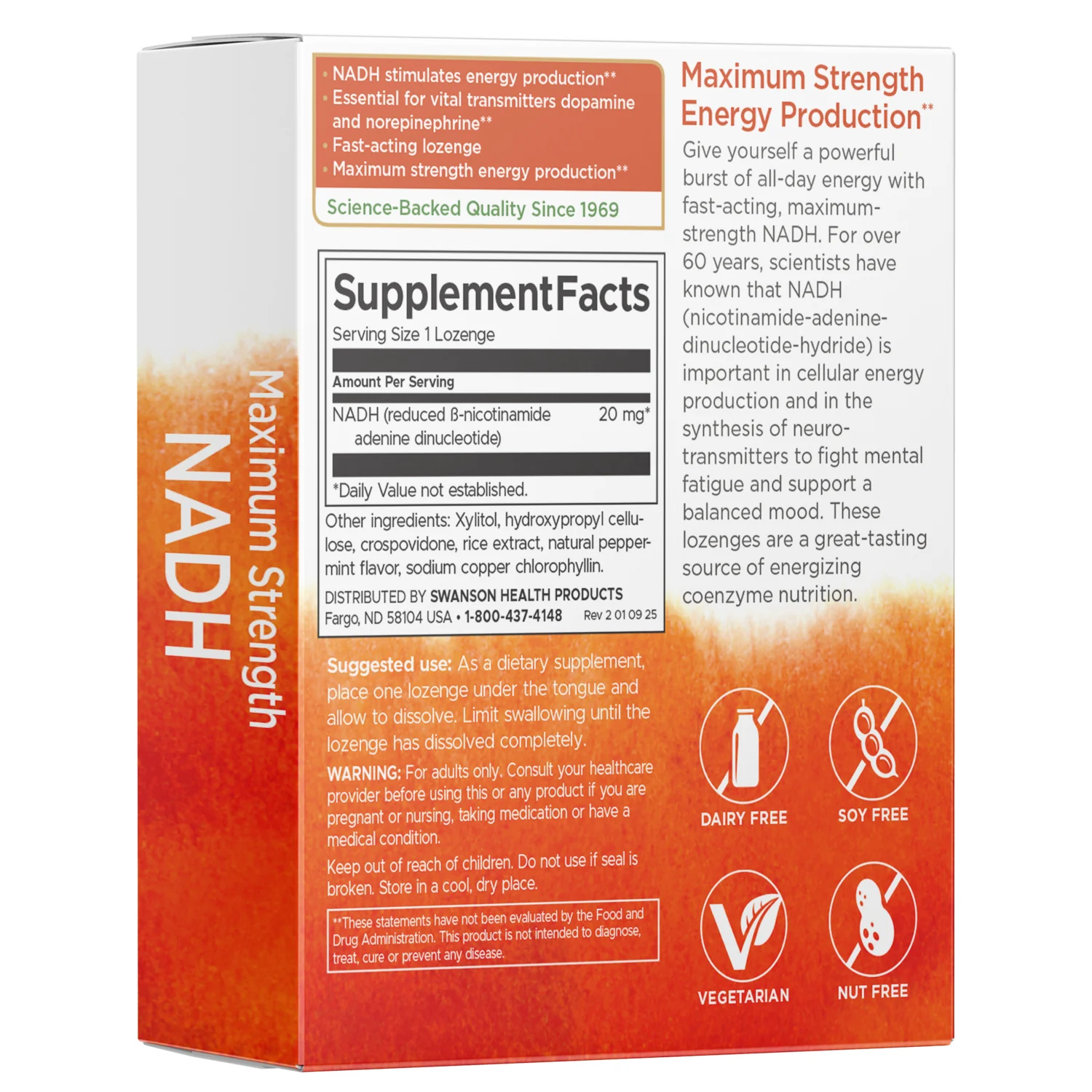 Maximum Strength NADH - Fast-Acting Peppermint - Image 2