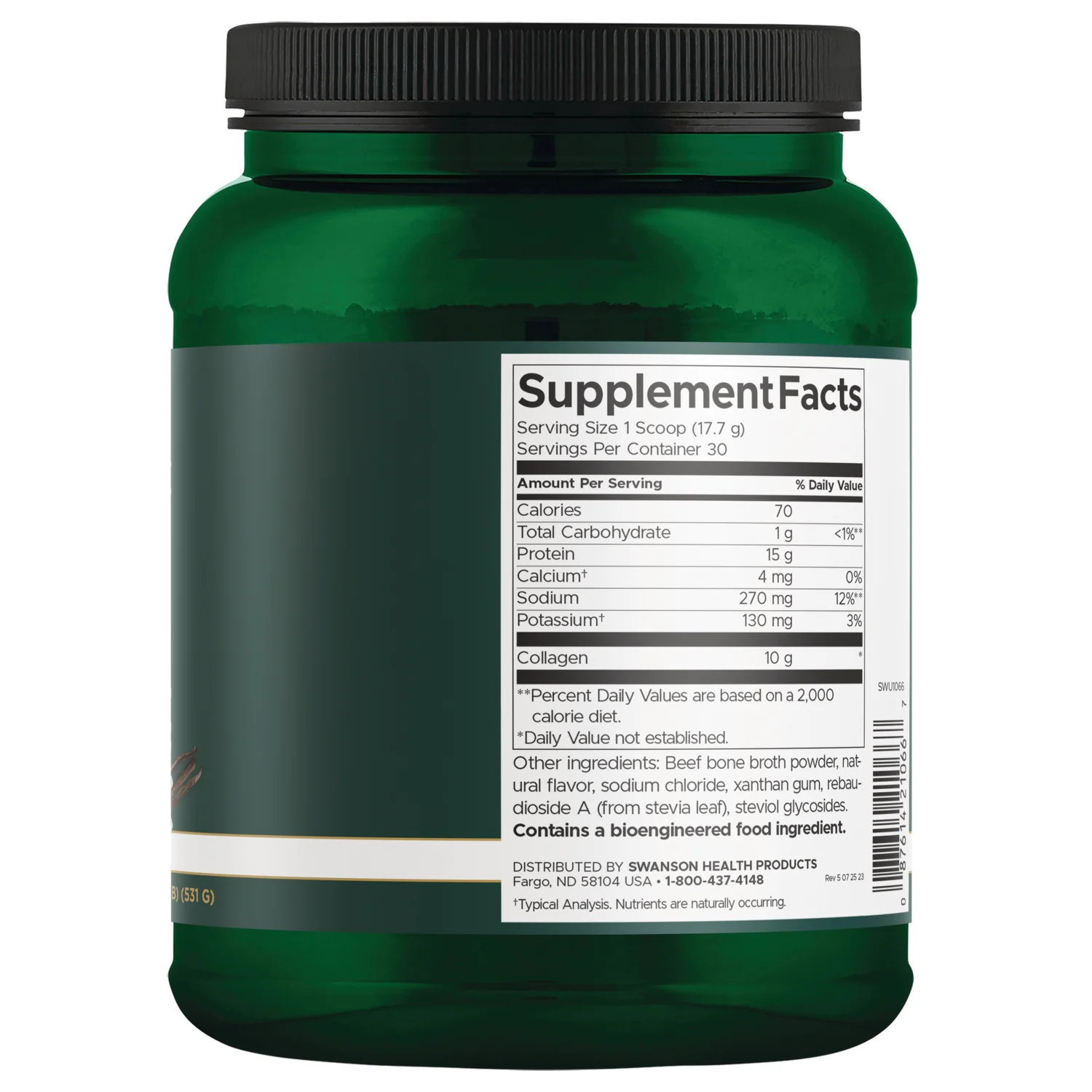 Real Food Bone Broth Collagen - Vanilla - Image 2