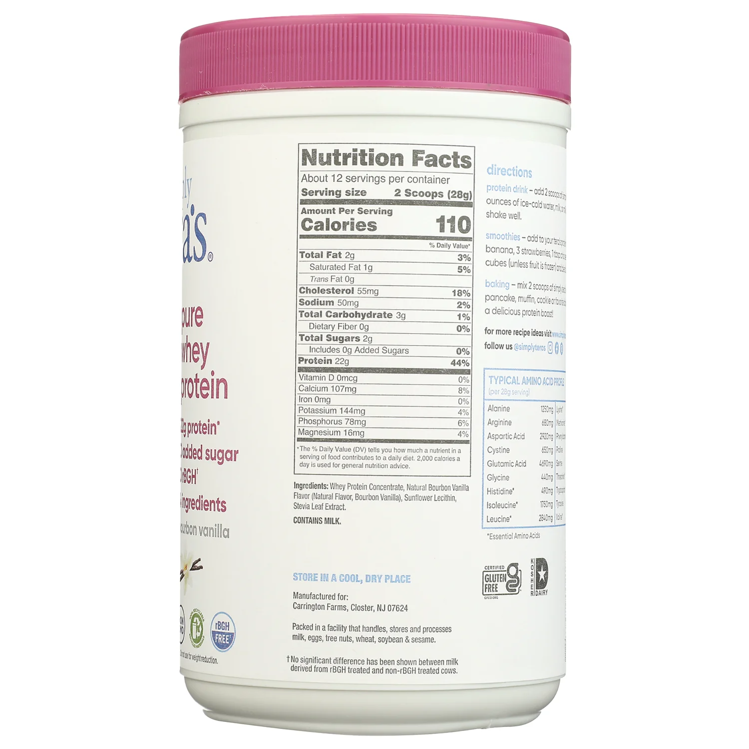 Pure Whey Protein - Bourbon Vanilla - Image 2