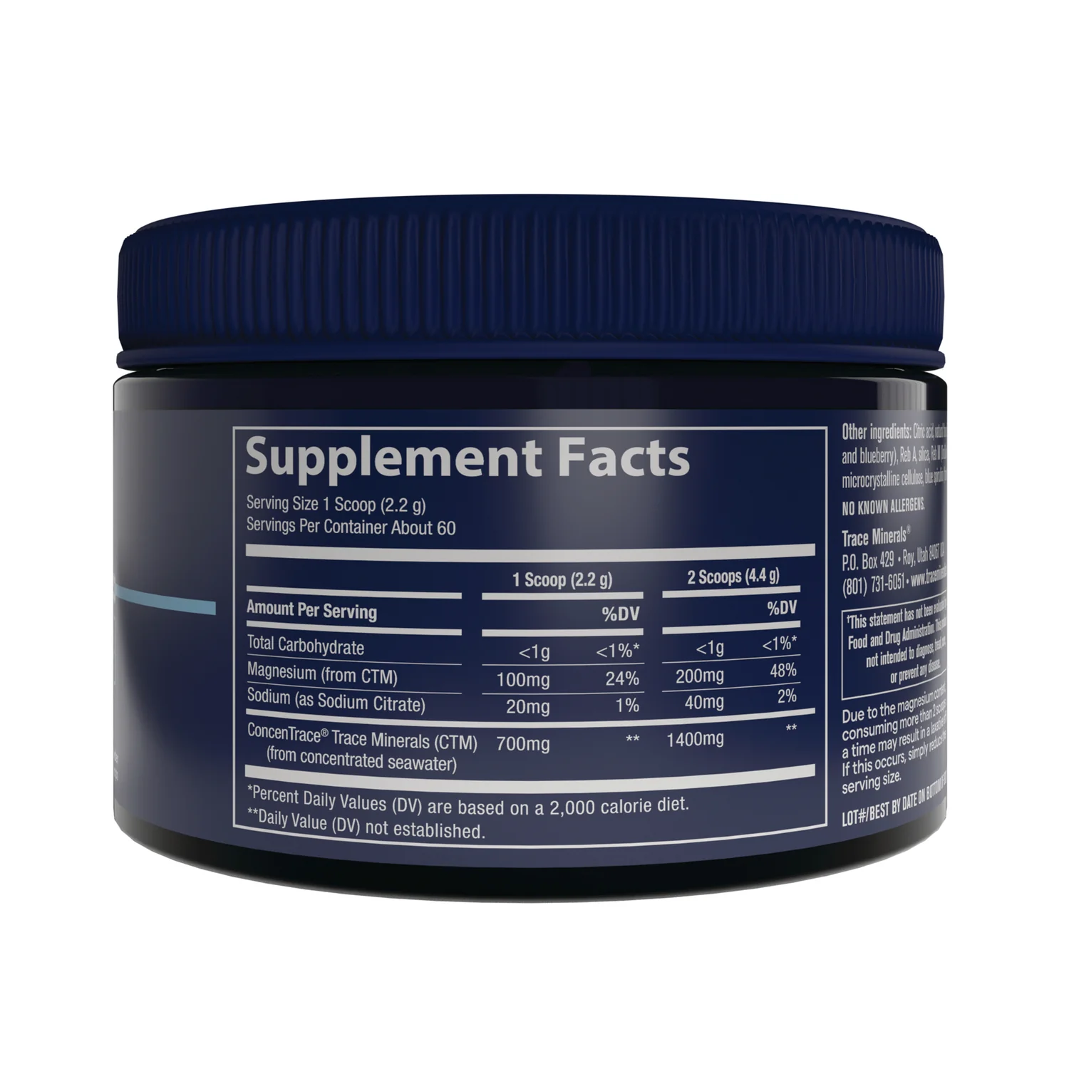 ConcenTrace Daily Mineral Powder - Blue Acai - Image 2