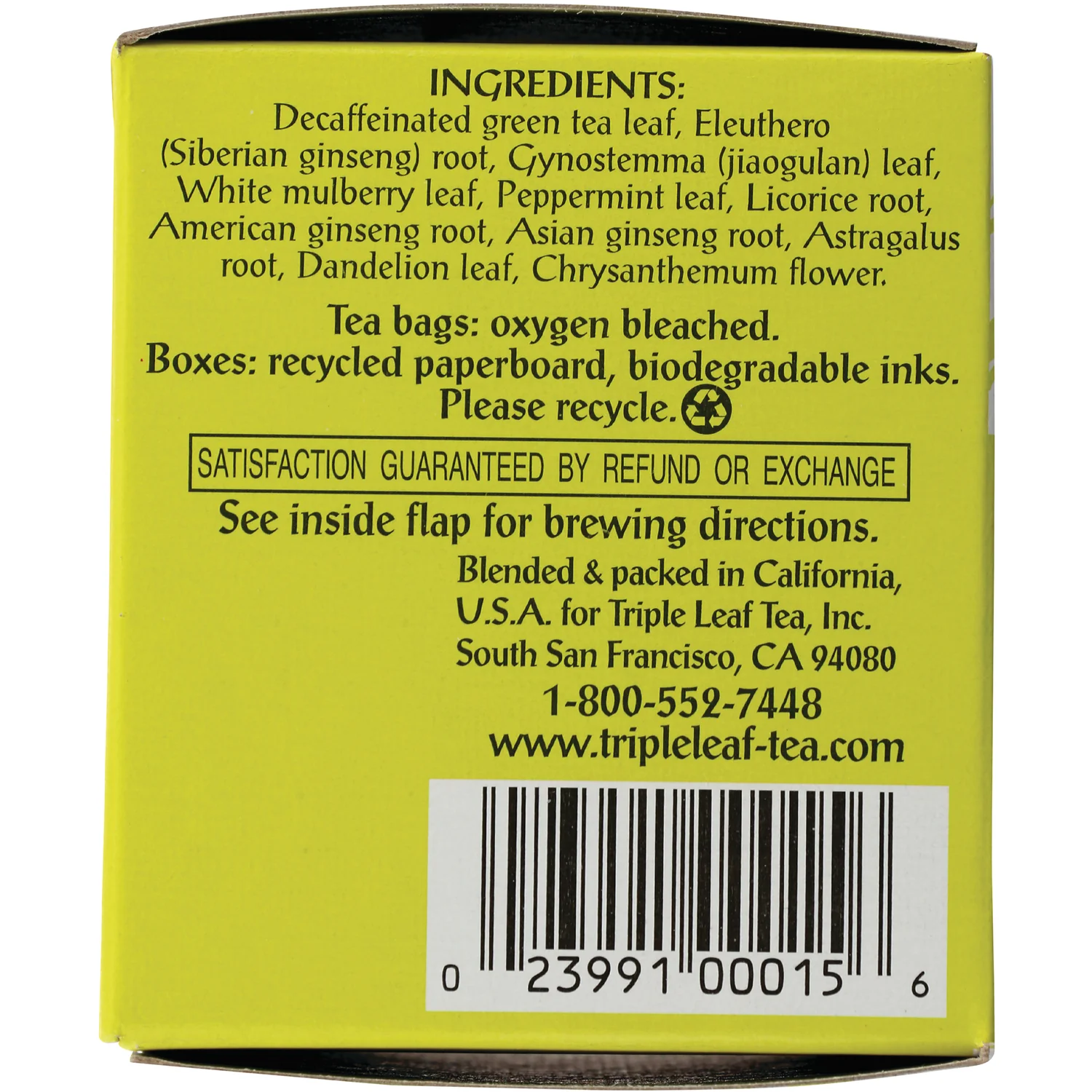 Decaf Green Tea With Ginseng - Image 2