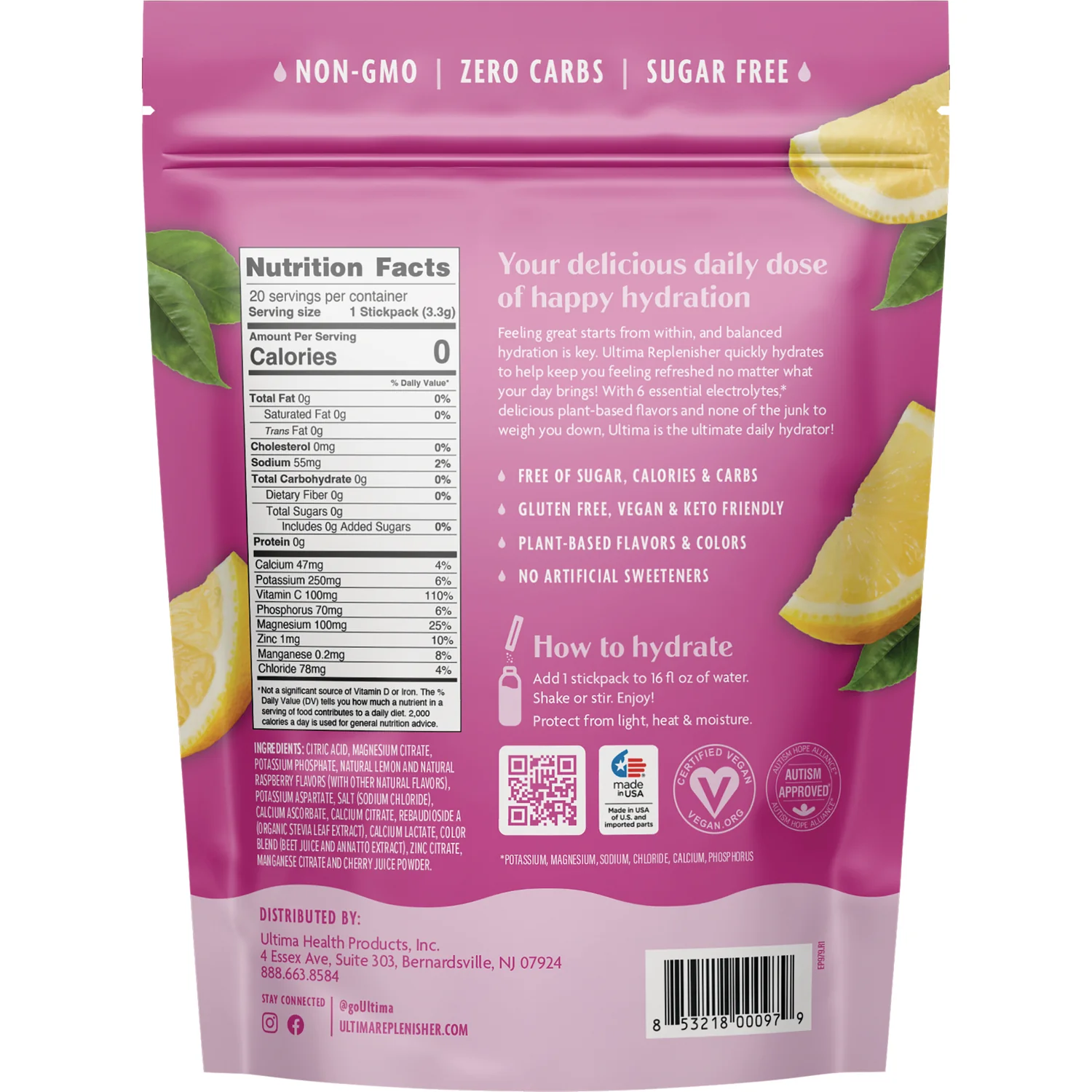 Daily Electrolyte Drink Mix - Pink Lemonade - Image 2
