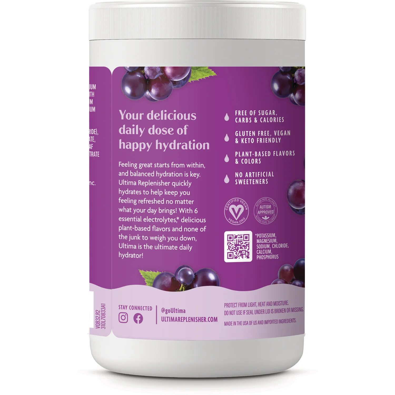 Daily Electrolyte Drink Mix - Grape - Image 3