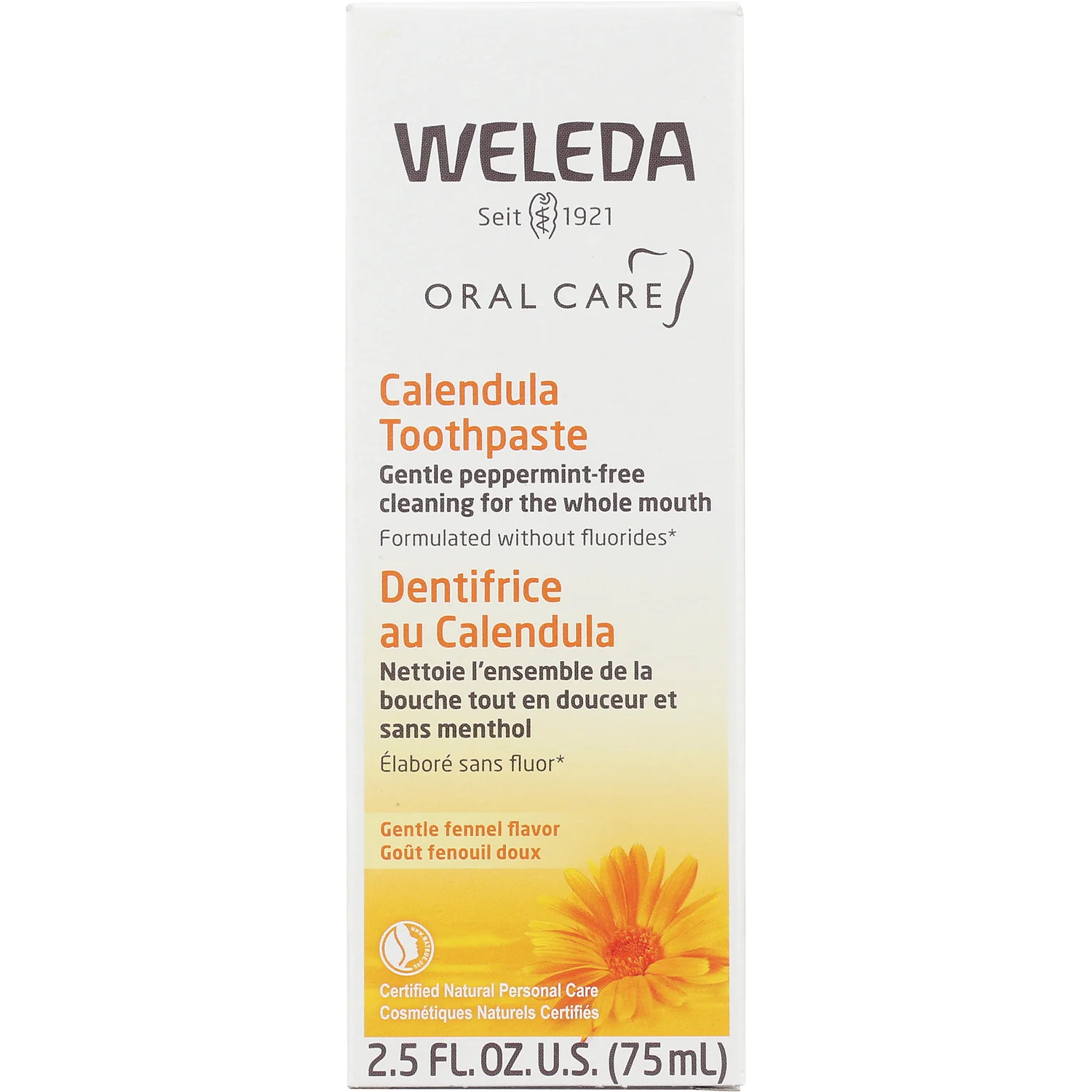 Calendula Toothpaste - Gentle Fennel